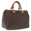 LOUIS VUITTON Monogram Speedy 30 Hand Bag M41526 LV Auth ka6994A-1