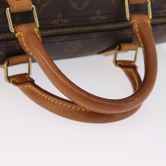LOUIS VUITTON Monogram Speedy 30 Hand Bag M41526 LV Auth ka6994A