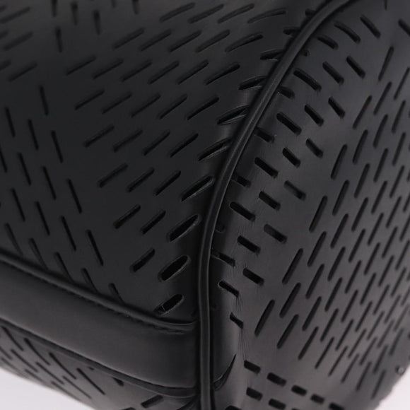 Bottega Veneta bucket purse Shoulder Bag Leather Black Auth ka6997V