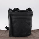 Bottega Veneta bucket purse Shoulder Bag Leather Black Auth ka6997V-25