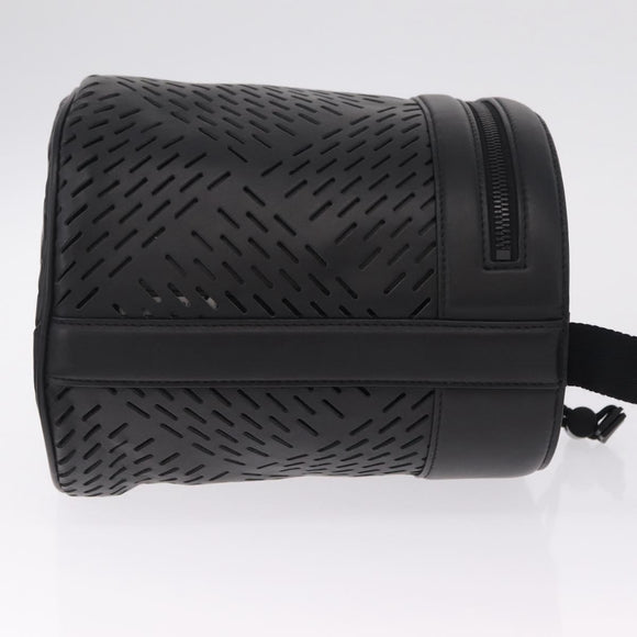 Bottega Veneta bucket purse Shoulder Bag Leather Black Auth ka6997V