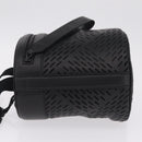Bottega Veneta bucket purse Shoulder Bag Leather Black Auth ka6997V-5