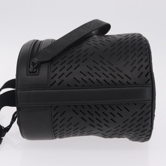 Bottega Veneta bucket purse Shoulder Bag Leather Black Auth ka6997V