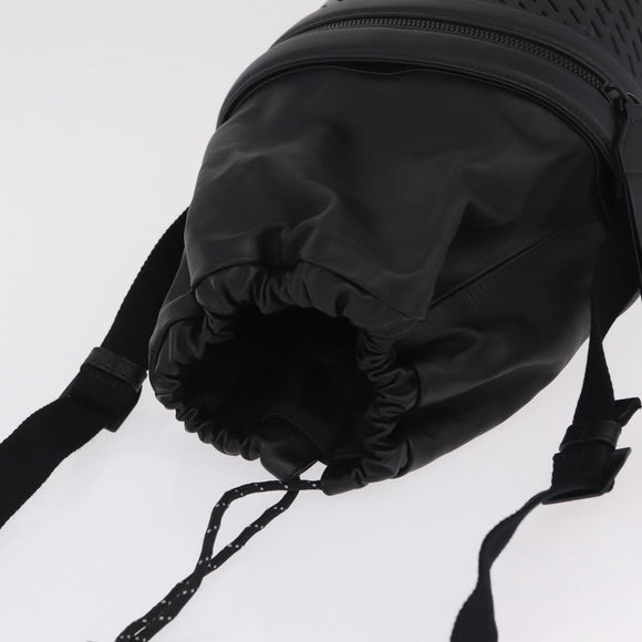 Bottega Veneta bucket purse Shoulder Bag Leather Black Auth ka6997V