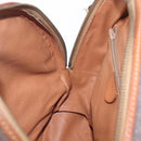 CELINE Macadam Canvas Shoulder Bag PVC Leather Brown Gold Auth ka7000-22