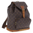 LOUIS VUITTON Monogram Montsouris GM Backpack M51135 LV Auth ka7004-1