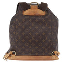 LOUIS VUITTON Monogram Montsouris GM Backpack M51135 LV Auth ka7004-3