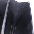 CELINE Hand Bag Leather Black Gold Auth ka7008-23