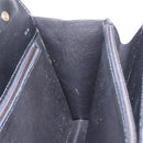 CELINE Hand Bag Leather Black Gold Auth ka7008-27