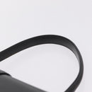 CELINE Hand Bag Leather Black Gold Auth ka7008-8