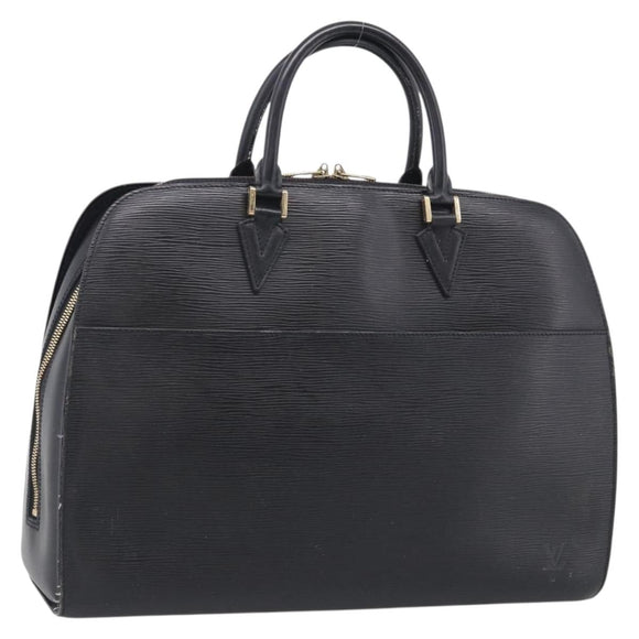 LOUIS VUITTON Epi Sorbonne Business Bag Black M54512 LV Auth ka7009