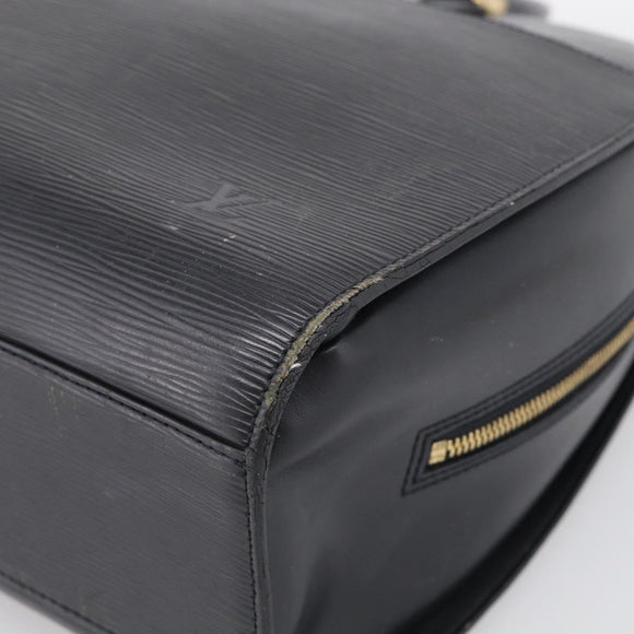 LOUIS VUITTON Epi Sorbonne Business Bag Black M54512 LV Auth ka7009