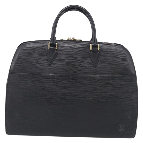 LOUIS VUITTON Epi Sorbonne Business Bag Black M54512 LV Auth ka7009