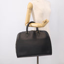 LOUIS VUITTON Epi Sorbonne Business Bag Black M54512 LV Auth ka7009-24