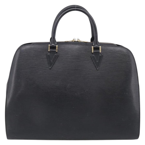 LOUIS VUITTON Epi Sorbonne Business Bag Black M54512 LV Auth ka7009