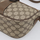 GUCCI GG Supreme Web Sherry Line Bag PVC Beige Gold 89 02 032 Auth ka7012-10
