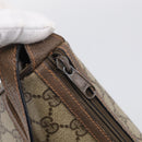 GUCCI GG Supreme Web Sherry Line Bag PVC Beige Gold 89 02 032 Auth ka7012-14