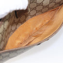 GUCCI GG Supreme Web Sherry Line Bag PVC Beige Gold 89 02 032 Auth ka7012-22