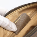 GUCCI GG Supreme Web Sherry Line Bag PVC Beige Gold 89 02 032 Auth ka7012-23