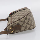 GUCCI GG Supreme Web Sherry Line Bag PVC Beige Gold 89 02 032 Auth ka7012-4