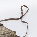 GUCCI GG Supreme Web Sherry Line Bag PVC Beige Gold 89 02 032 Auth ka7012-8