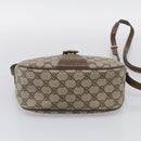 GUCCI GG Supreme Web Sherry Line Bag PVC Beige Gold 89 02 032 Auth ka7012-9