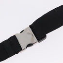 PRADA Waist Bag Nylon Black Silver Auth ka7017A-10