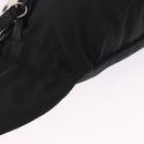 PRADA Waist Bag Nylon Black Silver Auth ka7017A-12