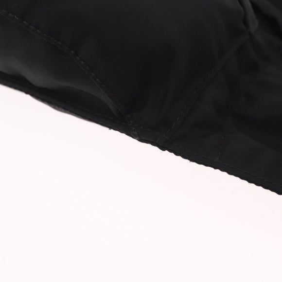 PRADA Waist Bag Nylon Black Silver Auth ka7017A
