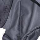 PRADA Waist Bag Nylon Black Silver Auth ka7017A-22