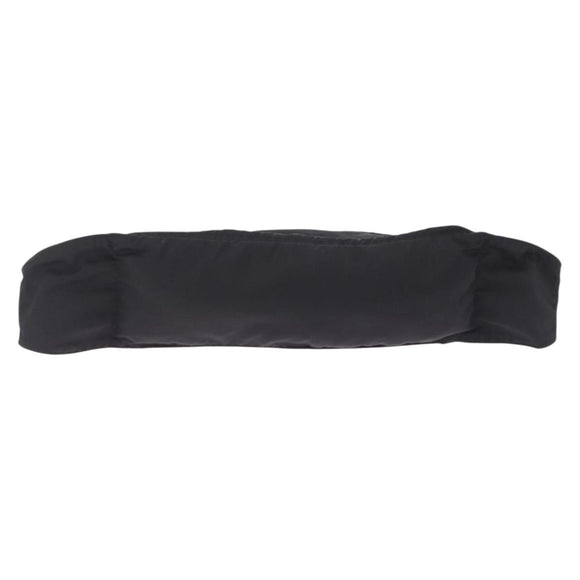 PRADA Waist Bag Nylon Black Silver Auth ka7017A