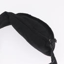PRADA Waist Bag Nylon Black Silver Auth ka7017A-6