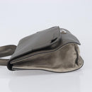 Cartier Marcello De Cartier Satchel Bag Leather 2way Bronze Silver Auth ka7019V-5