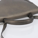 Cartier Marcello De Cartier Satchel Bag Leather 2way Bronze Silver Auth ka7019V-7
