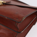 LOUIS VUITTON Epi Biface Hand Bag Brown M52323 LV Auth ka7020-11