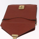 LOUIS VUITTON Epi Biface Hand Bag Brown M52323 LV Auth ka7020-19