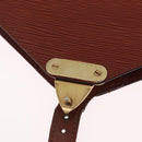 LOUIS VUITTON Epi Biface Hand Bag Brown M52323 LV Auth ka7020-20