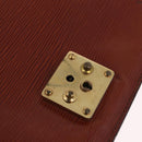 LOUIS VUITTON Epi Biface Hand Bag Brown M52323 LV Auth ka7020-21