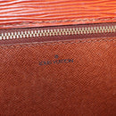 LOUIS VUITTON Epi Biface Hand Bag Brown M52323 LV Auth ka7020-29