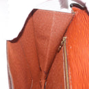 LOUIS VUITTON Epi Biface Hand Bag Brown M52323 LV Auth ka7020-32
