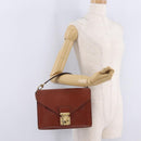 LOUIS VUITTON Epi Biface Hand Bag Brown M52323 LV Auth ka7020-37