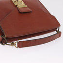 LOUIS VUITTON Epi Biface Hand Bag Brown M52323 LV Auth ka7020-6