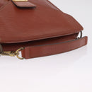 LOUIS VUITTON Epi Biface Hand Bag Brown M52323 LV Auth ka7020-7