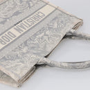 Christian Dior Toile De Jouy Book Tote Tote Bag Canvas Gray Auth ka7023-6