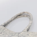Christian Dior Toile De Jouy Book Tote Tote Bag Canvas Gray Auth ka7023-8