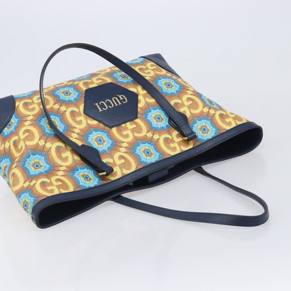 GUCCI GGCaleido Scope Bag PVC 100th Anniversary Limited 676681 Auth ka7024M