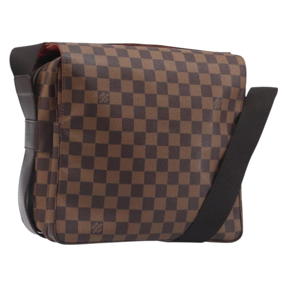 LOUIS VUITTON Damier Ebene Naviglio Shoulder Bag N45255 LV Auth ka7027V