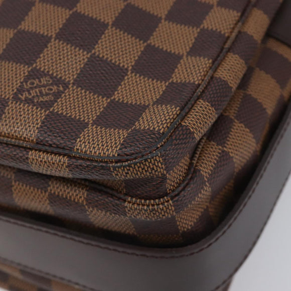 LOUIS VUITTON Damier Ebene Naviglio Shoulder Bag N45255 LV Auth ka7027V
