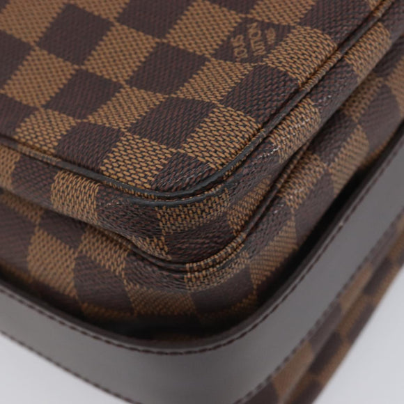 LOUIS VUITTON Damier Ebene Naviglio Shoulder Bag N45255 LV Auth ka7027V