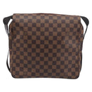 LOUIS VUITTON Damier Ebene Naviglio Shoulder Bag N45255 LV Auth ka7027V-2